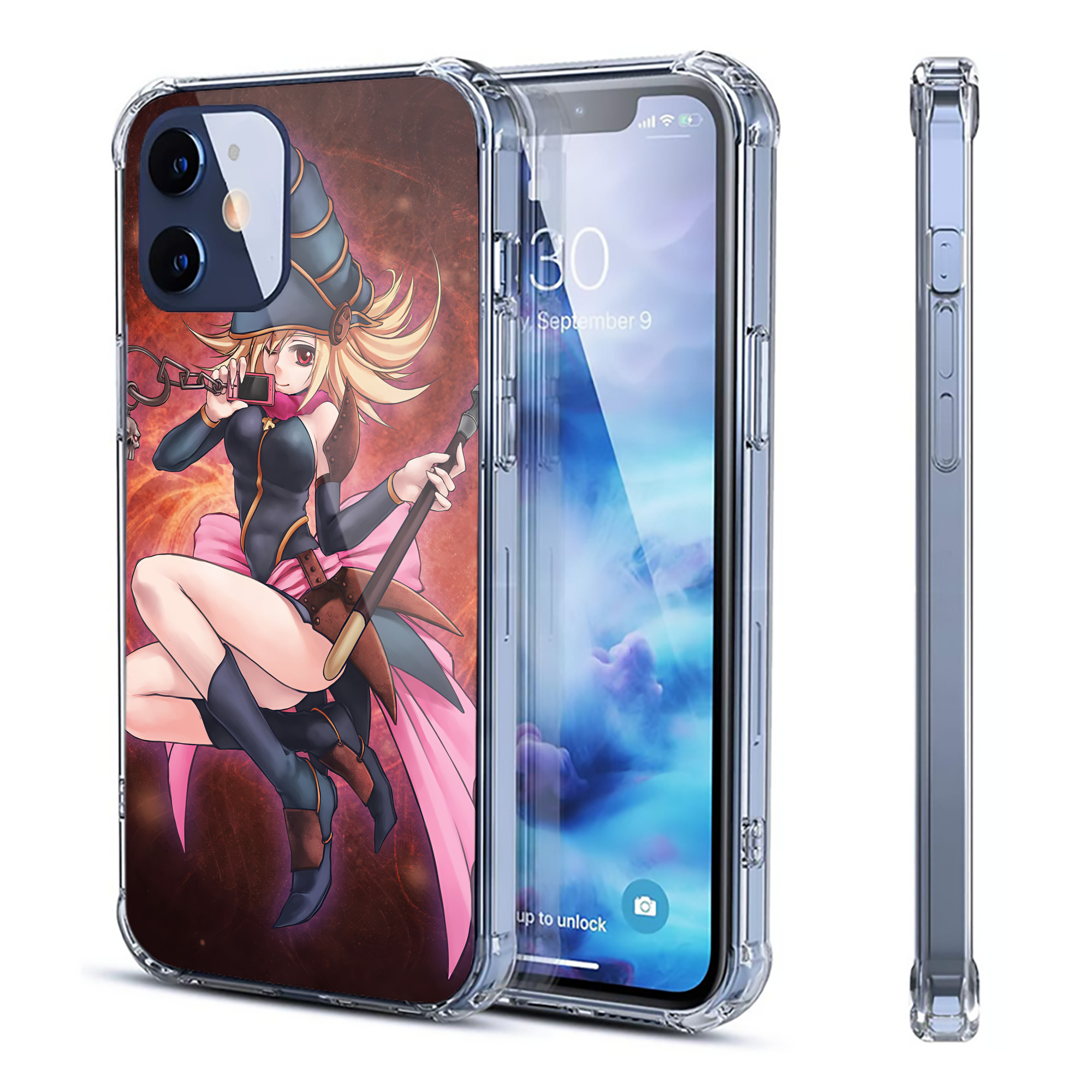 （画像用） 遊☆戯☆王 Yu-Gi-Oh! 【iPhone 12シリーズ対応】透明スマホケース（クリアソフトケース）